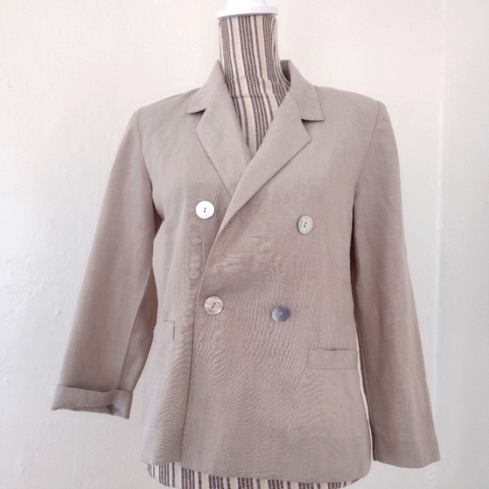 Fundamental Things Vintage Double Breasted Blazer Size 4p